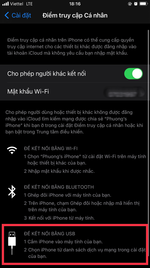 Mẹo hay biến iPhone thành 'cục phát Wi-Fi' với đường truyền internet tốc độ cao cực đơn giản - 4 Mẹo hay biến iPhone thành 'cục phát Wi-Fi' với đường truyền internet tốc độ cao cực đơn giản - 4