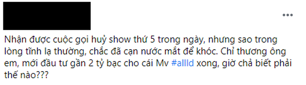 Vpop lao đao trước diễn biến mới của Covid-19: Erik đầu tư MV 2 tỉ phải hoãn, Hoà Minzy huỷ show hàng loạt, quản lí nghệ sĩ 'than trời' - 4 Vpop lao đao trước diễn biến mới của Covid-19: Erik đầu tư MV 2 tỉ phải hoãn, Hoà Minzy huỷ show hàng loạt, quản lí nghệ sĩ 'than trời' - 4