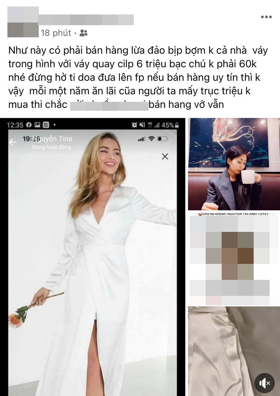 Mẹ Phạm Hương bị tố 'bom hàng' 10 triệu đồng, thái độ thách thức người bán 'bóc phốt' lên mạng xã hội? - 8 Mẹ Phạm Hương bị tố 'bom hàng' 10 triệu đồng, thái độ thách thức người bán 'bóc phốt' lên mạng xã hội? - 8