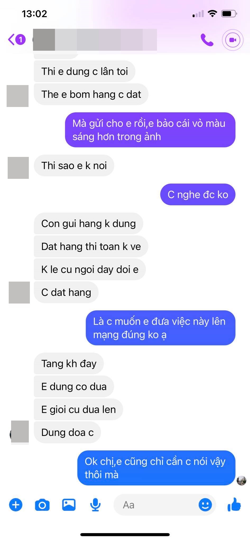 Mẹ Phạm Hương bị tố 'bom hàng' 10 triệu đồng, thái độ thách thức người bán 'bóc phốt' lên mạng xã hội? - 6 Mẹ Phạm Hương bị tố 'bom hàng' 10 triệu đồng, thái độ thách thức người bán 'bóc phốt' lên mạng xã hội? - 6