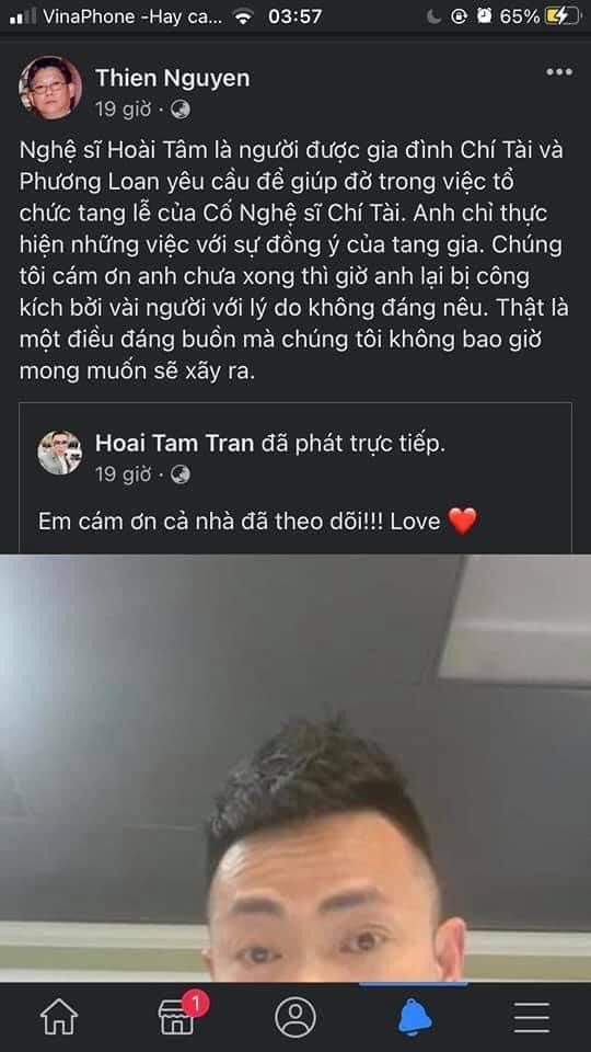 Anh trai Chí Thiện bất ngờ lên tiếng chuyện Hoài Tâm tố Dũng Taylor nói không đúng về Chí Tài - 2 Anh trai Chí Thiện bất ngờ lên tiếng chuyện Hoài Tâm tố Dũng Taylor nói không đúng về Chí Tài - 2