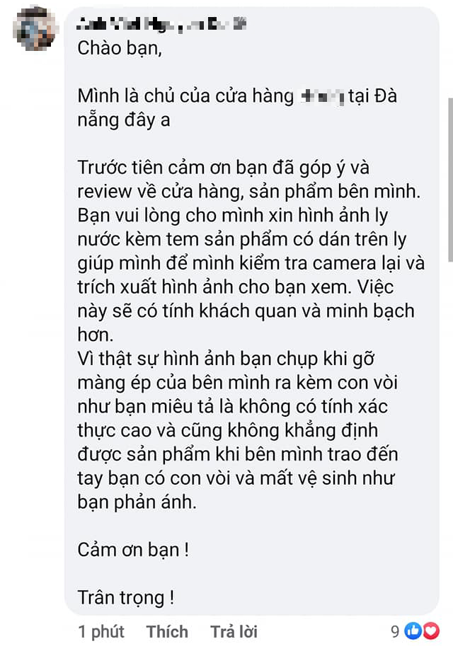 Đăng bài bóc phốt quán trà sữa nổi tiếng ở Đà Nẵng có giòi, cô gái không những không được xin lỗi còn bị một nhóm người công kích gây tranh cãi trên mạng xã hội - 1 Đăng bài bóc phốt quán trà sữa nổi tiếng ở Đà Nẵng có giòi, cô gái không những không được xin lỗi còn bị một nhóm người công kích gây tranh cãi trên mạng xã hội - 1