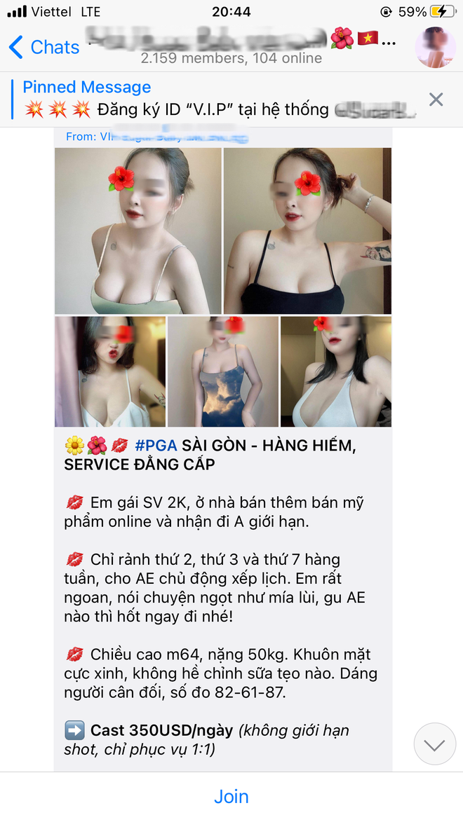 Telegram như một ổ tệ nạn: tràn lan hội nhóm tìm Sugar Baby, Sugar Daddy đến các động 'chào giá, share số' trá hình! - 4 Telegram như một ổ tệ nạn: tràn lan hội nhóm tìm Sugar Baby, Sugar Daddy đến các động 'chào giá, share số' trá hình! - 4