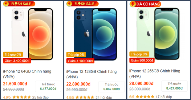 Săm soi giá iPhone 12 những ngày cận Tết: 12 mini giảm giá cực sâu, 12 Pro Max hạ nhiệt - 4 Săm soi giá iPhone 12 những ngày cận Tết: 12 mini giảm giá cực sâu, 12 Pro Max hạ nhiệt - 4