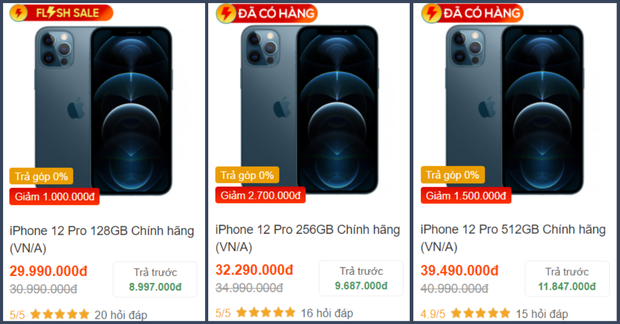 Săm soi giá iPhone 12 những ngày cận Tết: 12 mini giảm giá cực sâu, 12 Pro Max hạ nhiệt - 5 Săm soi giá iPhone 12 những ngày cận Tết: 12 mini giảm giá cực sâu, 12 Pro Max hạ nhiệt - 5