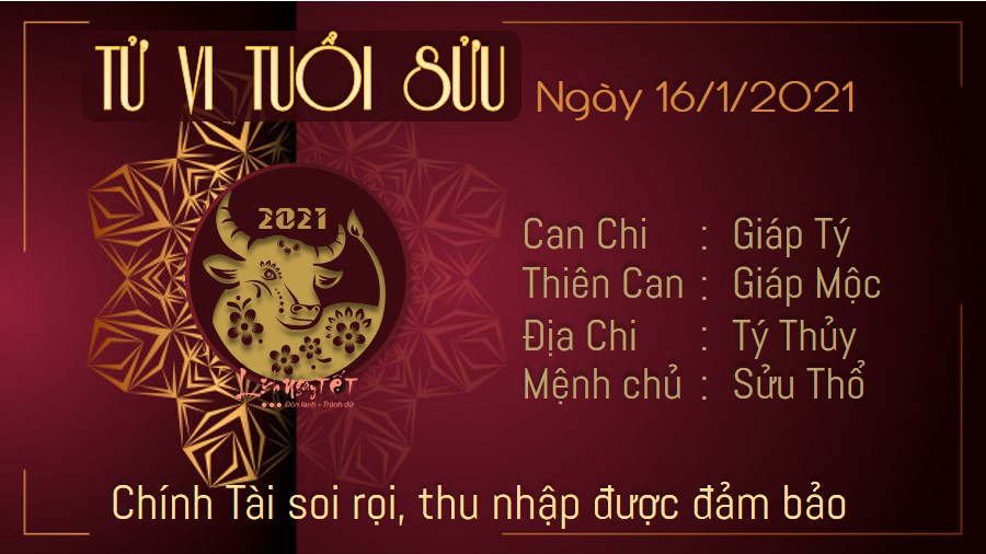 Tử vi thứ 7 ngày 16/01/2021 của 12 con giáp: Mão áp lực, Tị kiếm tiền - 1 Tử vi thứ 7 ngày 16/01/2021 của 12 con giáp: Mão áp lực, Tị kiếm tiền - 1