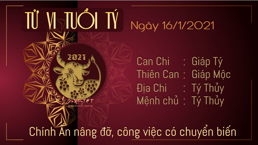 Tử vi thứ 7 ngày 16/01/2021 của 12 con giáp: Mão áp lực, Tị kiếm tiền Tử vi thứ 7 ngày 16/01/2021 của 12 con giáp: Mão áp lực, Tị kiếm tiền