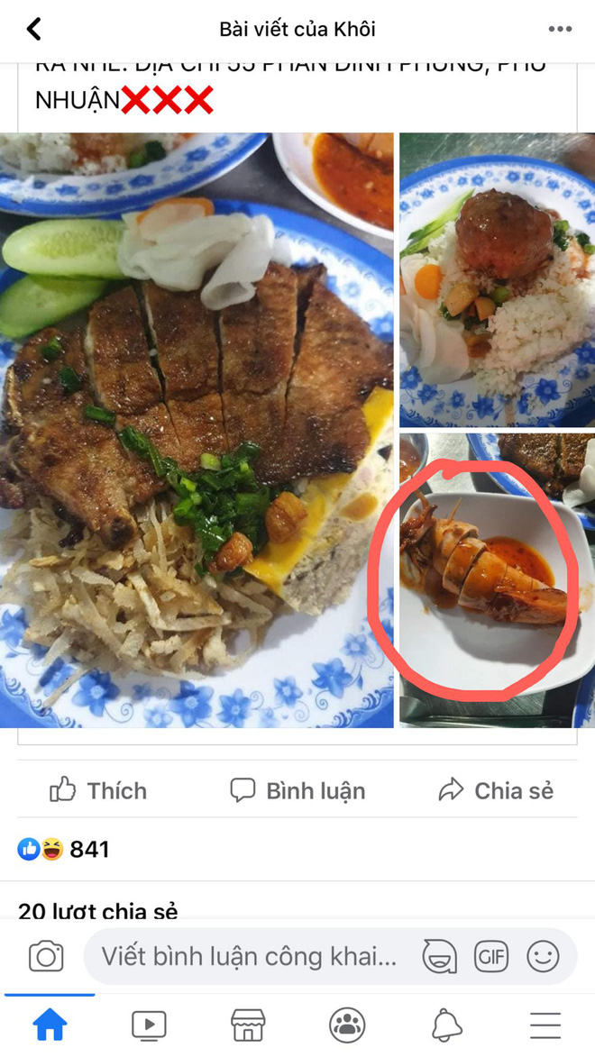Tố quán cơm tấm 'chặt chém' khách, chàng trai không ngờ bị 'ném đá' ngược vì các món trên bàn Tố quán cơm tấm 'chặt chém' khách, chàng trai không ngờ bị 'ném đá' ngược vì các món trên bàn