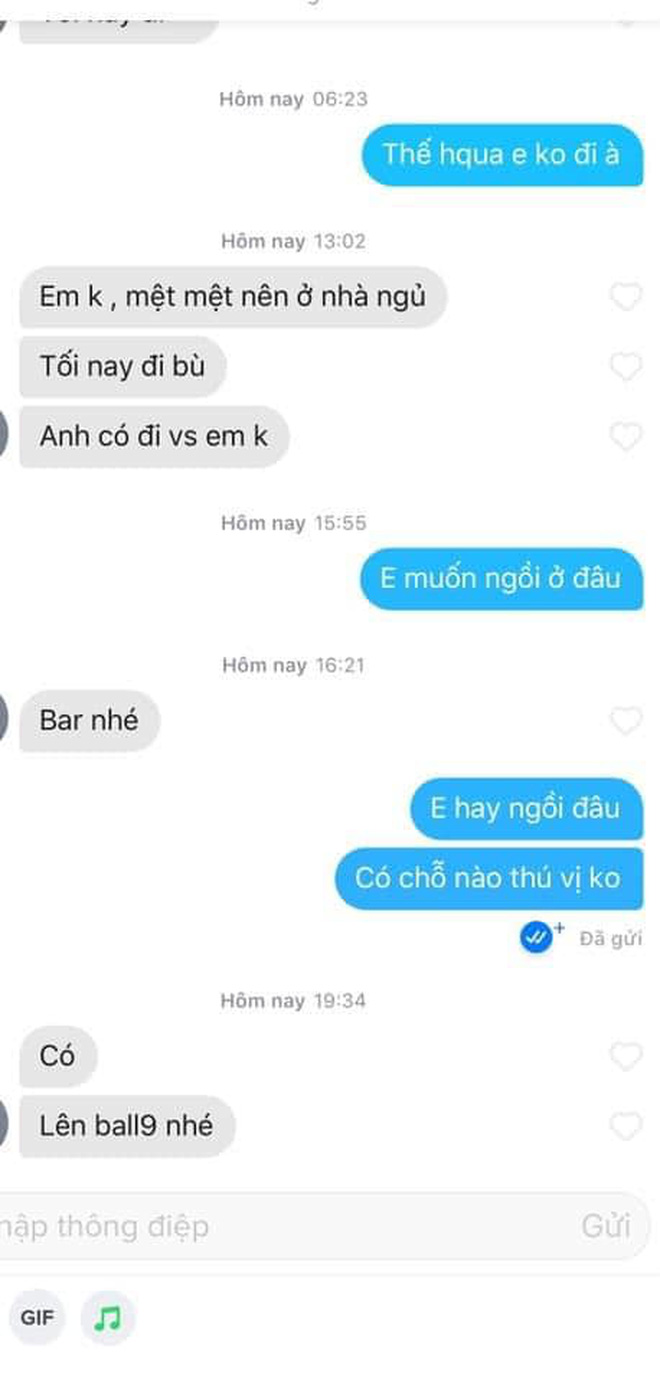 Tưởng tìm được real love trên Tinder, chàng trai cầm bill 6 triệu ngay buổi hẹn đầu tiên mới ngã ngửa vì gặp phải 'em gái booking' - 4 Tưởng tìm được real love trên Tinder, chàng trai cầm bill 6 triệu ngay buổi hẹn đầu tiên mới ngã ngửa vì gặp phải 'em gái booking' - 4