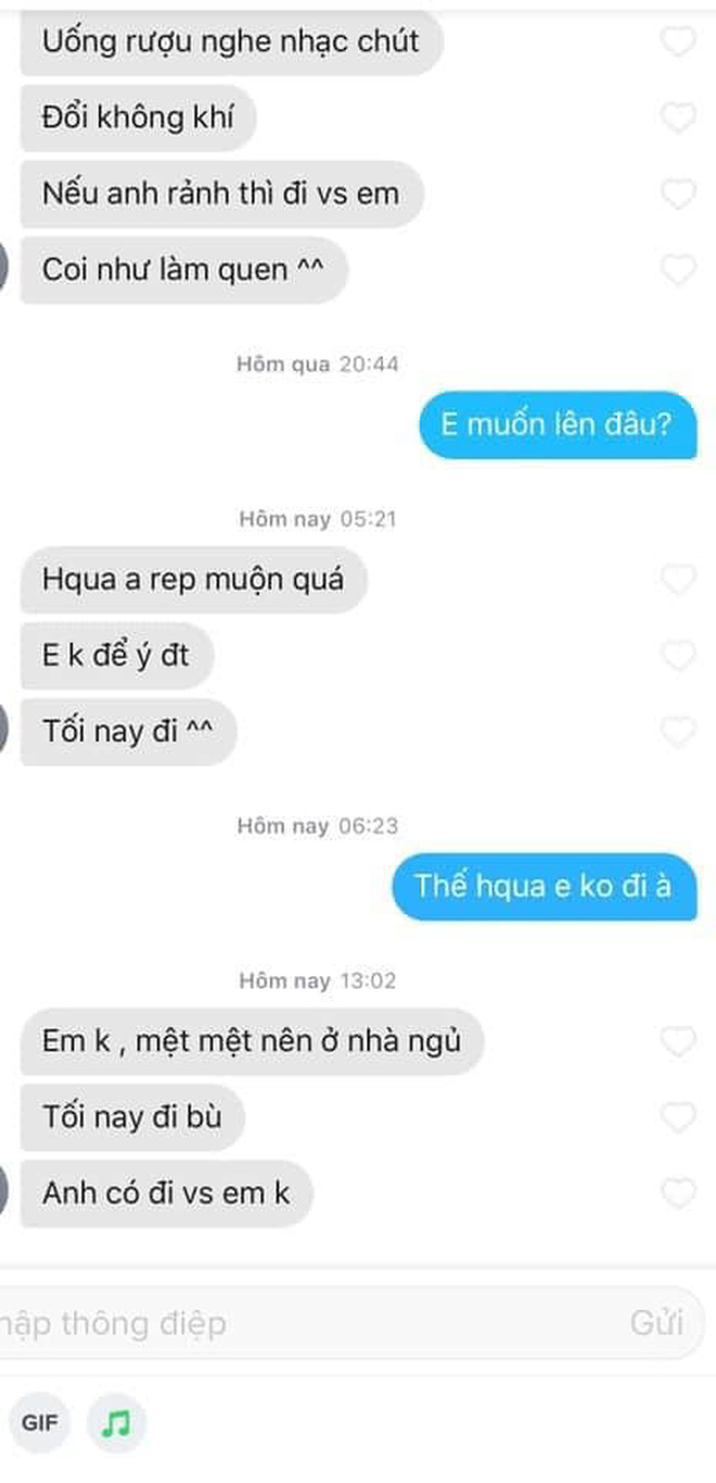Tưởng tìm được real love trên Tinder, chàng trai cầm bill 6 triệu ngay buổi hẹn đầu tiên mới ngã ngửa vì gặp phải 'em gái booking' - 3 Tưởng tìm được real love trên Tinder, chàng trai cầm bill 6 triệu ngay buổi hẹn đầu tiên mới ngã ngửa vì gặp phải 'em gái booking' - 3