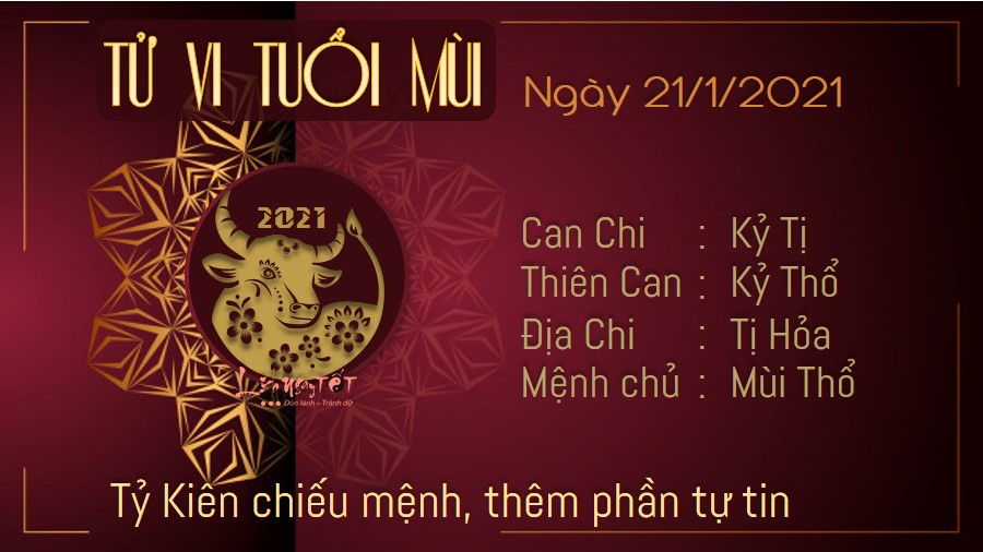 Tử vi thứ 5 ngày 21/01/2021 của 12 con giáp: Mùi tự tin, Thìn gặp rủi ro - 7 Tử vi thứ 5 ngày 21/01/2021 của 12 con giáp: Mùi tự tin, Thìn gặp rủi ro - 7