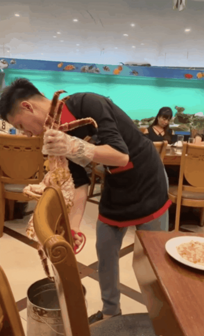 Bát tiết canh cua hoàng đế có giá tới 8 triệu đồng khiến dân mạng tranh cãi: Ăn mặn chát như nước biển chứ có gì ngon? - 2 Bát tiết canh cua hoàng đế có giá tới 8 triệu đồng khiến dân mạng tranh cãi: Ăn mặn chát như nước biển chứ có gì ngon? - 2