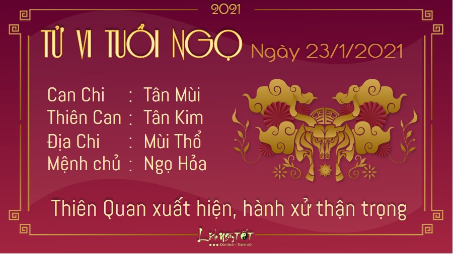 Tử vi thứ 7 ngày 23/01/2021 của 12 con giáp: Sửu đề phòng tiểu nhân, Tý ví tiền rủng rỉnh - 6 Tử vi thứ 7 ngày 23/01/2021 của 12 con giáp: Sửu đề phòng tiểu nhân, Tý ví tiền rủng rỉnh - 6