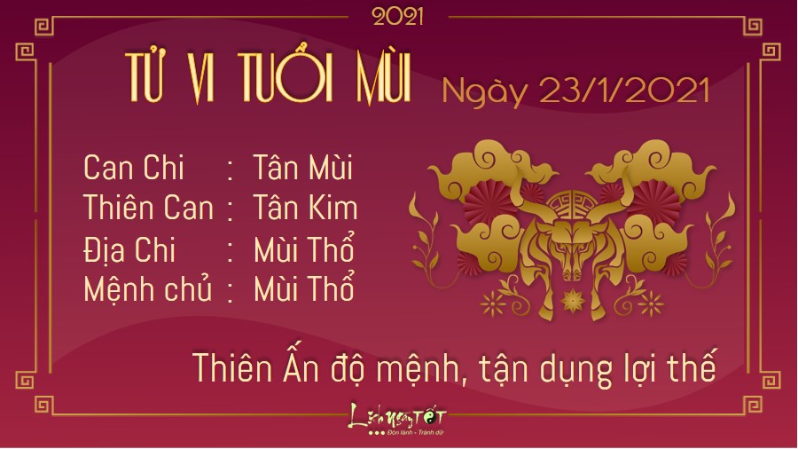 Tử vi thứ 7 ngày 23/01/2021 của 12 con giáp: Sửu đề phòng tiểu nhân, Tý ví tiền rủng rỉnh - 7 Tử vi thứ 7 ngày 23/01/2021 của 12 con giáp: Sửu đề phòng tiểu nhân, Tý ví tiền rủng rỉnh - 7