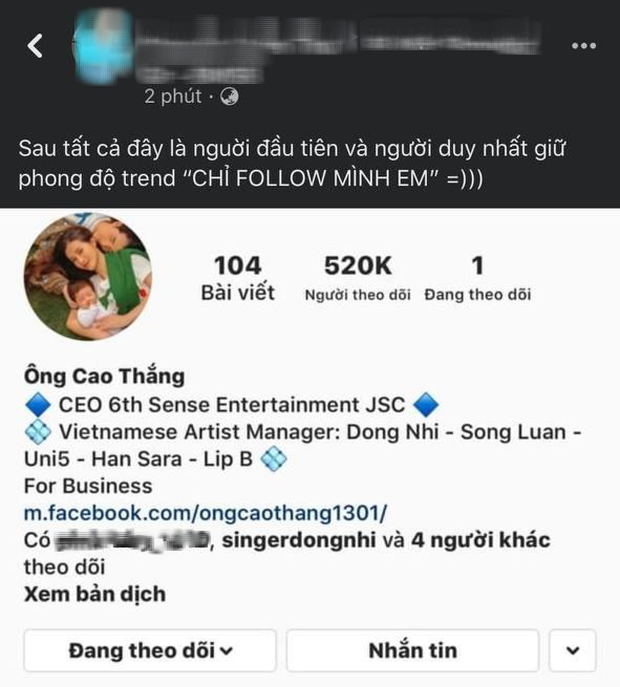 Sơn Tùng M-TP và Hải Tú chính thức gia nhập hội 'chỉ follow mình anh và em' của Vbiz - 4 Sơn Tùng M-TP và Hải Tú chính thức gia nhập hội 'chỉ follow mình anh và em' của Vbiz - 4