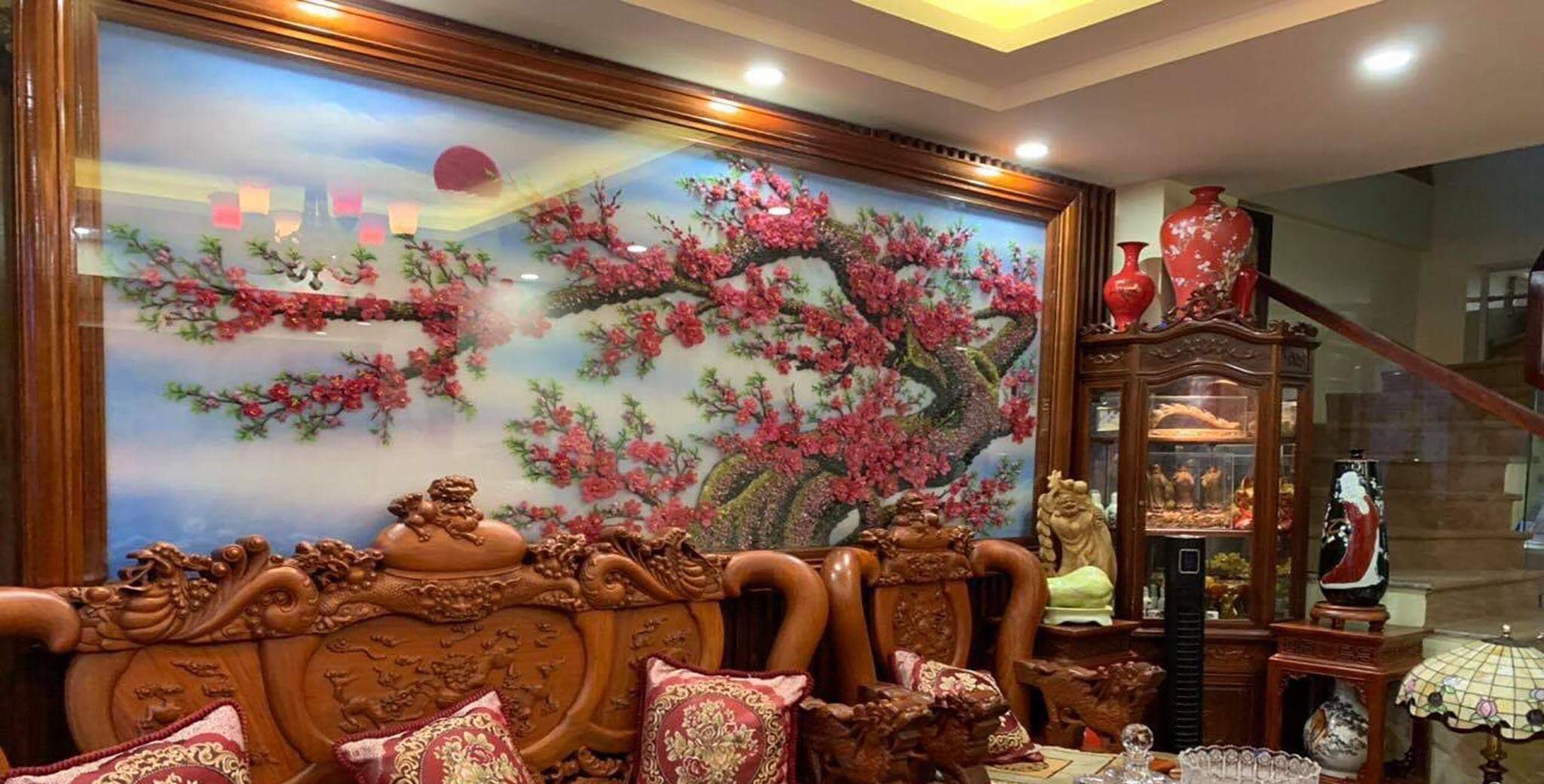 Cách chọn và treo tranh hoa đào rước tài lộc vào nhà - 2 Cách chọn và treo tranh hoa đào rước tài lộc vào nhà - 2