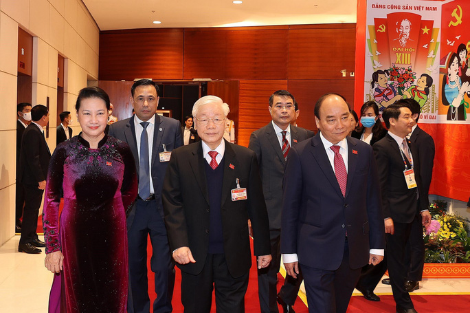 Chùm ảnh: Tổng Bí thư, Chủ tịch nước và các đại biểu dự phiên trù bị Đại hội XIII - 1 Chùm ảnh: Tổng Bí thư, Chủ tịch nước và các đại biểu dự phiên trù bị Đại hội XIII - 1