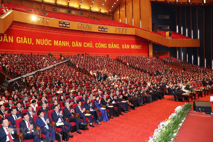 Chùm ảnh: Tổng Bí thư, Chủ tịch nước và các đại biểu dự phiên trù bị Đại hội XIII - 12 Chùm ảnh: Tổng Bí thư, Chủ tịch nước và các đại biểu dự phiên trù bị Đại hội XIII - 12