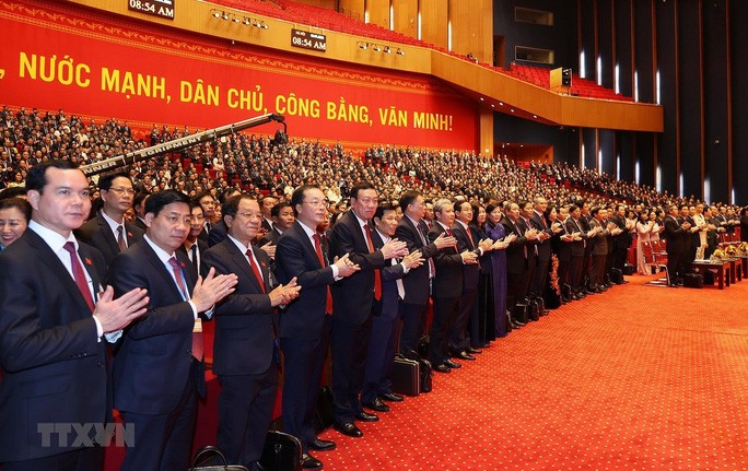 Chùm ảnh: Tổng Bí thư, Chủ tịch nước và các đại biểu dự phiên trù bị Đại hội XIII - 13 Chùm ảnh: Tổng Bí thư, Chủ tịch nước và các đại biểu dự phiên trù bị Đại hội XIII - 13