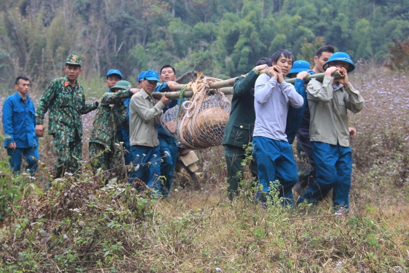 Hủy nổ thành công một quả bom nặng khoảng 600kg Hủy nổ thành công một quả bom nặng khoảng 600kg
