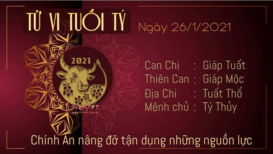 Tử vi thứ 3 ngày 26/01/2021 của 12 con giáp: Tị thêm bạn mới, Mùi gặp tiểu nhân Tử vi thứ 3 ngày 26/01/2021 của 12 con giáp: Tị thêm bạn mới, Mùi gặp tiểu nhân