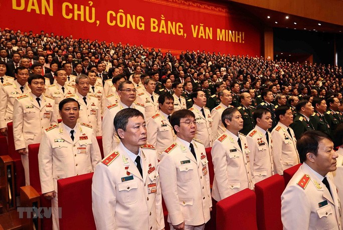 Những hình ảnh phiên khai mạc Đại hội XIII của Đảng - 9 Những hình ảnh phiên khai mạc Đại hội XIII của Đảng - 9