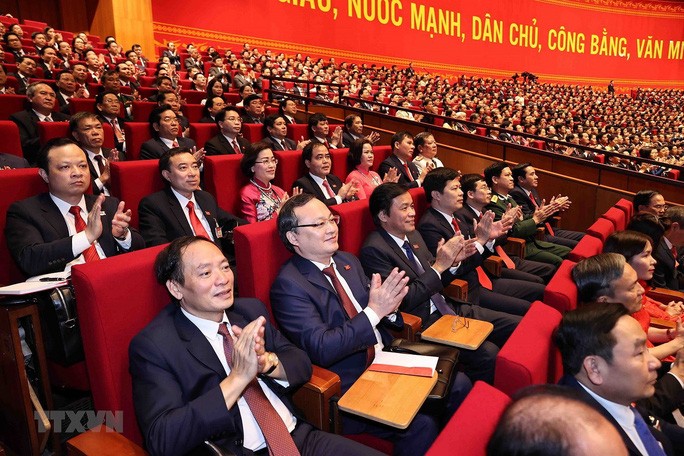 Những hình ảnh phiên khai mạc Đại hội XIII của Đảng - 11 Những hình ảnh phiên khai mạc Đại hội XIII của Đảng - 11