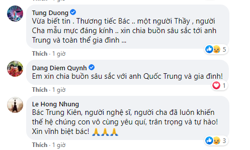Nhạc sĩ Quốc Trung nói lời vĩnh biệt NSND Trung Kiên: 'Cảm ơn bố đã mang con đến cuộc đời này' - 1 Nhạc sĩ Quốc Trung nói lời vĩnh biệt NSND Trung Kiên: 'Cảm ơn bố đã mang con đến cuộc đời này' - 1