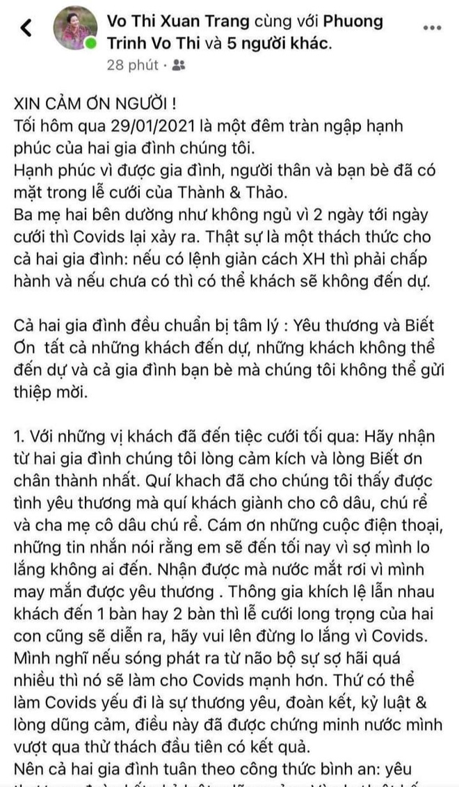 Mẹ vợ Phan Thành tiết lộ đám cưới: Suýt thì không thể tổ chức, 800 chỗ nhưng vẫn thiếu bàn - 1
