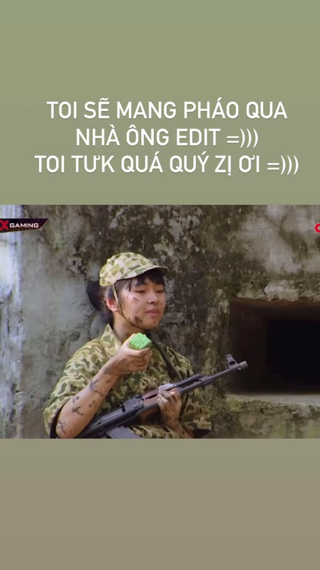 Khánh Vân reaction những chi tiết hot trong Sao Nhập Ngũ nhưng đòi mang pháo sang nhà editor vì lý do này