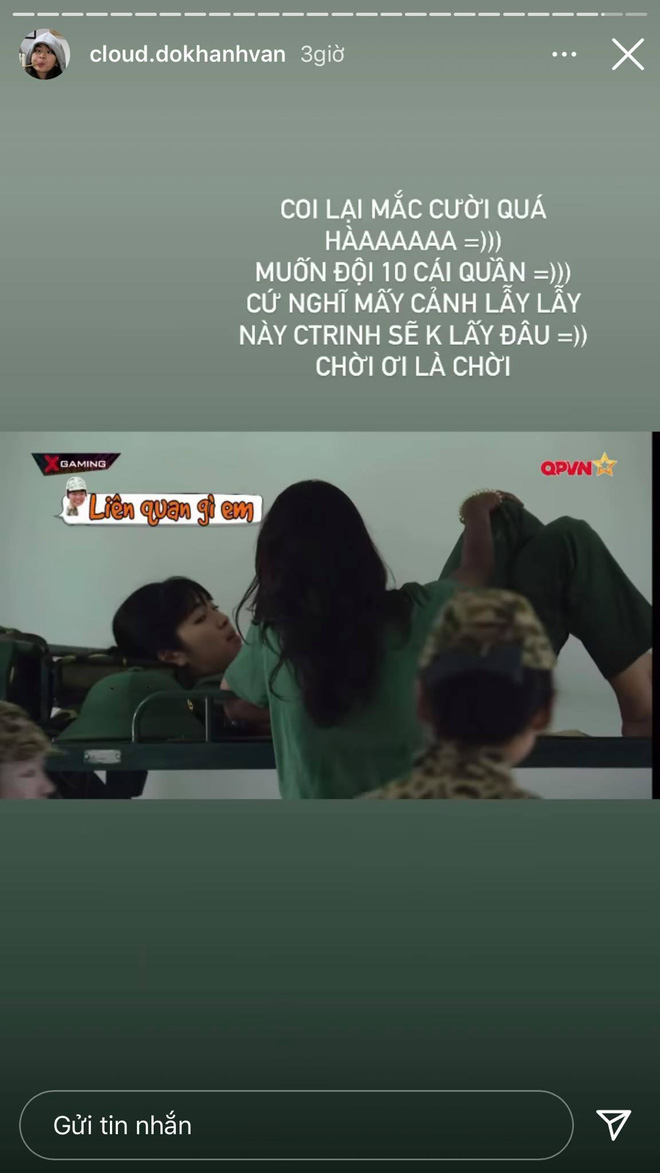 Khánh Vân reaction những chi tiết hot trong Sao Nhập Ngũ nhưng đòi mang pháo sang nhà editor vì lý do này - 6