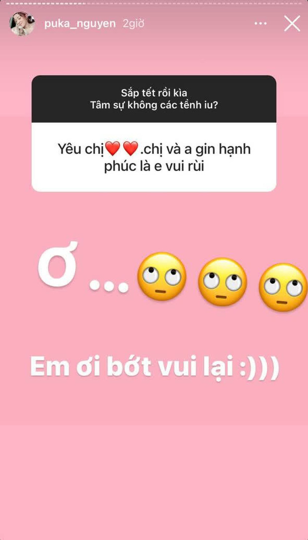 Không còn úp mở, Puka thẳng thắn trả lời 1001 câu hỏi về Gin Tuấn Kiệt: Tiết lộ quan hệ hiện tại và chuyện cưới xin? - 2 Không còn úp mở, Puka thẳng thắn trả lời 1001 câu hỏi về Gin Tuấn Kiệt: Tiết lộ quan hệ hiện tại và chuyện cưới xin? - 2