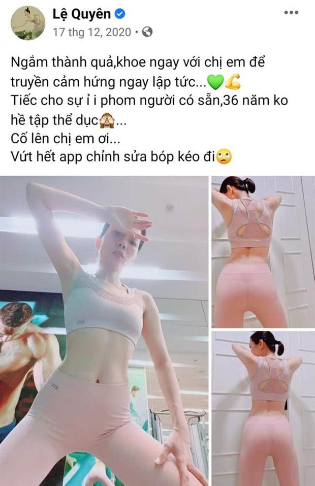 Hôm nào còn khuyên chị em bỏ app 'sống ảo', nay Lệ Quyên lại bị soi chỉnh ảnh đến méo cả điện thoại - 2 Hôm nào còn khuyên chị em bỏ app 'sống ảo', nay Lệ Quyên lại bị soi chỉnh ảnh đến méo cả điện thoại - 2