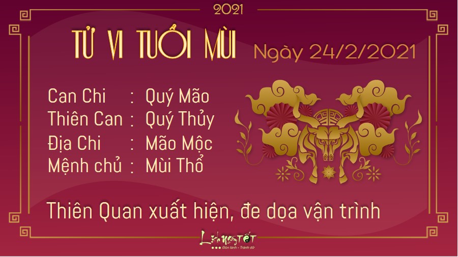 Tử vi thứ 4 ngày 24/02/2021 của 12 con giáp: Mão phát tài, Tý bị thị phi tìm đến - 7 Tử vi thứ 4 ngày 24/02/2021 của 12 con giáp: Mão phát tài, Tý bị thị phi tìm đến - 7