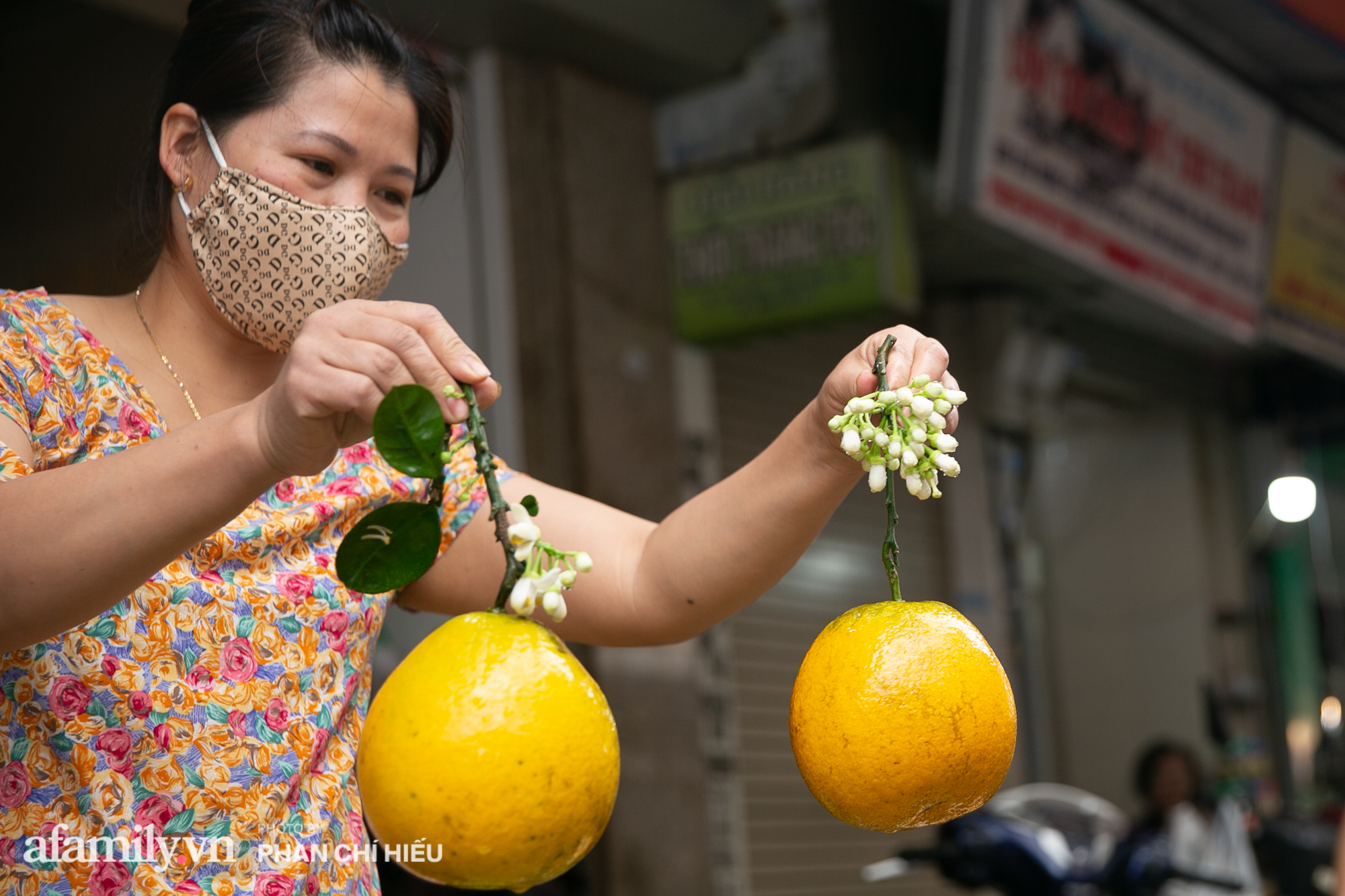 Hàng bưởi Diễn da vàng óng có từng búi hoa tươi trở thành món hàng siêu độc trên chợ nhà giàu Hà Nội - 3 Hàng bưởi Diễn da vàng óng có từng búi hoa tươi trở thành món hàng siêu độc trên chợ nhà giàu Hà Nội - 3