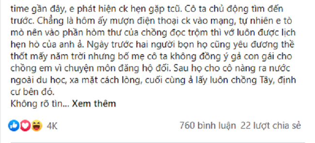 Biết tình cũ của chồng ỡm ờ 'thả thính', vợ nhẹ nhàng ra tay trong chớp nhoáng mà khiến ả ngượng mặt rút lui Biết tình cũ của chồng ỡm ờ 'thả thính', vợ nhẹ nhàng ra tay trong chớp nhoáng mà khiến ả ngượng mặt rút lui
