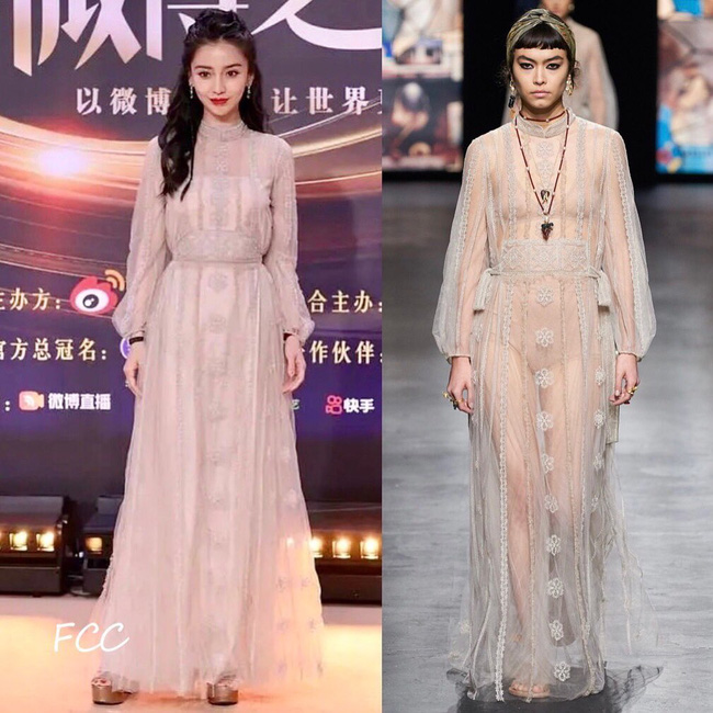 Loạt sao sửa váy tại Đêm hội Weibo, tiếc thay cho Angela Baby bị chê kém sang hơn bản gốc vì không đeo thắt lưng - 2 Loạt sao sửa váy tại Đêm hội Weibo, tiếc thay cho Angela Baby bị chê kém sang hơn bản gốc vì không đeo thắt lưng - 2