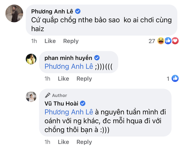 Đăng ảnh tình tứ với chồng CEO, MC Thu Hoài bị hội bạn xúm vào 'nói xấu' thẳng mặt - 1 Đăng ảnh tình tứ với chồng CEO, MC Thu Hoài bị hội bạn xúm vào 'nói xấu' thẳng mặt - 1