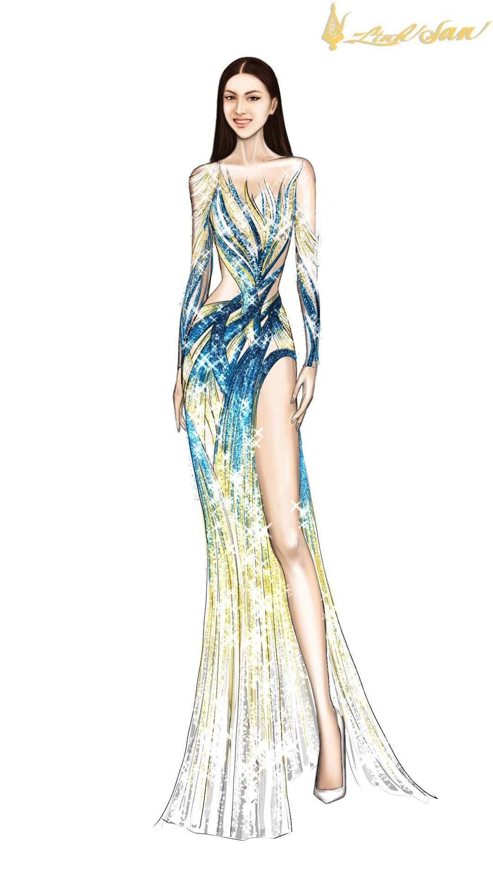 Hé lộ đầm dạ hội cực sexy của Á hậu Ngọc Thảo ở Miss Grand International 2020 - 7 Hé lộ đầm dạ hội cực sexy của Á hậu Ngọc Thảo ở Miss Grand International 2020 - 7