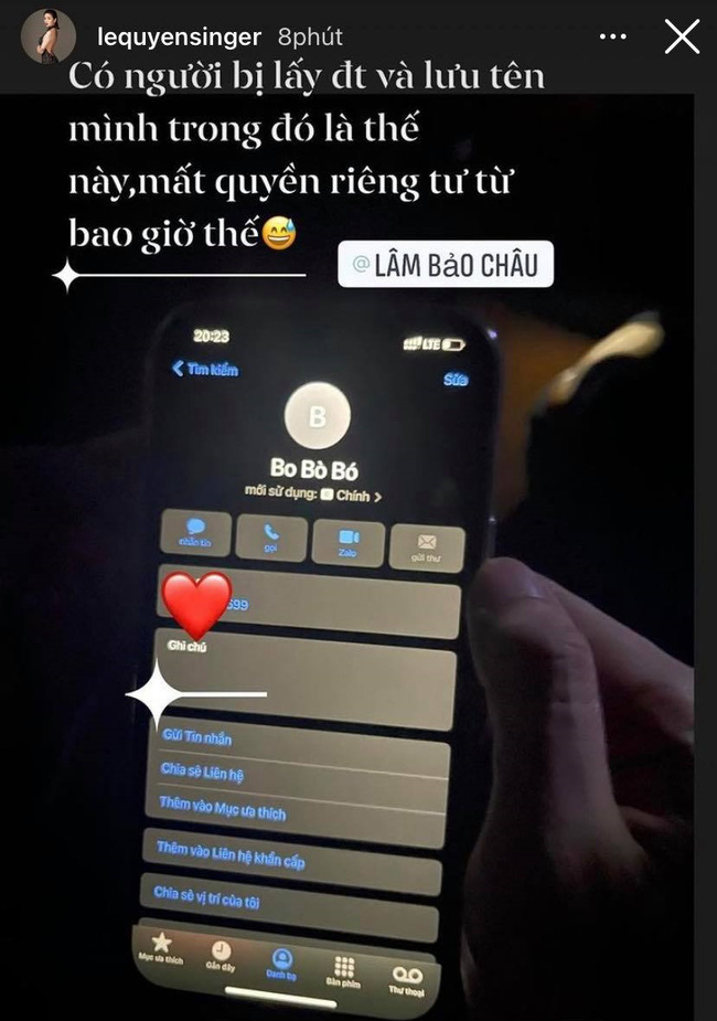 Lệ Quyên hé lộ chi tiết chứng minh mối quan hệ thân thiết của con trai và 'tình trẻ' Lâm Bảo Châu Lệ Quyên hé lộ chi tiết chứng minh mối quan hệ thân thiết của con trai và 'tình trẻ' Lâm Bảo Châu