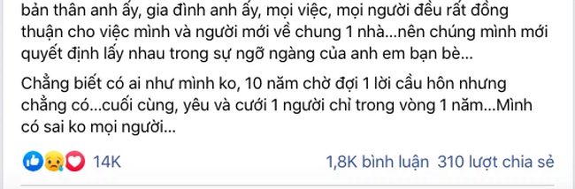 Yêu 10 năm không được cưới, cô gái tuyên bố chia tay rồi nhận câu dằn mặt cực sốc từ tình cũ, điều xảy đến 1 năm sau đó mới xứng đáng làm sao Yêu 10 năm không được cưới, cô gái tuyên bố chia tay rồi nhận câu dằn mặt cực sốc từ tình cũ, điều xảy đến 1 năm sau đó mới xứng đáng làm sao