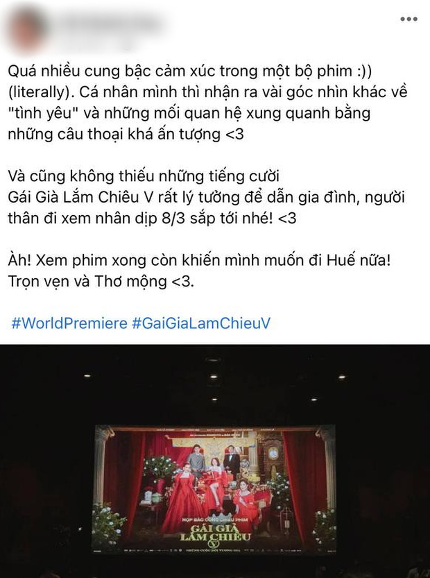 MXH bùng nổ phản ứng của những khán giả đầu tiên xem 'Gái già lắm chiêu V' - 6 MXH bùng nổ phản ứng của những khán giả đầu tiên xem 'Gái già lắm chiêu V' - 6