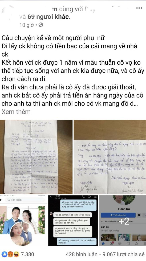 Vụ vợ bị chồng đòi 42 triệu tiền ăn và tiền khám sản trước khi ly hôn: Chính quyền địa phương lên tiếng Vụ vợ bị chồng đòi 42 triệu tiền ăn và tiền khám sản trước khi ly hôn: Chính quyền địa phương lên tiếng
