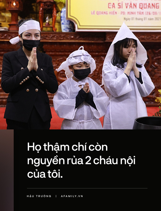 Phỏng vấn 'nóng' mẹ Vân Quang Long: Họ vu khống chúng tôi mà không có chứng cứ, thậm chí nguyền rủa hai cháu nội của tôi Phỏng vấn 'nóng' mẹ Vân Quang Long: Họ vu khống chúng tôi mà không có chứng cứ, thậm chí nguyền rủa hai cháu nội của tôi
