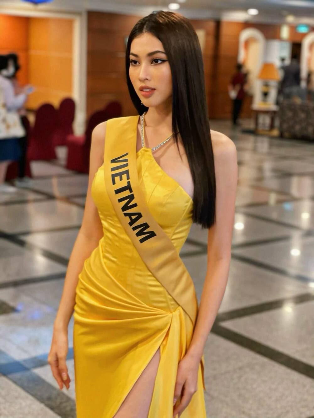 Ngọc Thảo diện áo yếm vàng rực chiếm trọn spotlight tại Miss Grand - 5 Ngọc Thảo diện áo yếm vàng rực chiếm trọn spotlight tại Miss Grand - 5