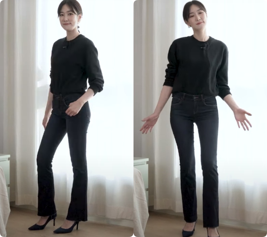 Cao 1m74 vẫn bị dìm 'tơi tả' bởi 4 kiểu quần jeans quen mặt, blogger người Hàn tiết lộ 1 dáng quần nịnh body mà cô ưng nhất - 9 Cao 1m74 vẫn bị dìm 'tơi tả' bởi 4 kiểu quần jeans quen mặt, blogger người Hàn tiết lộ 1 dáng quần nịnh body mà cô ưng nhất - 9