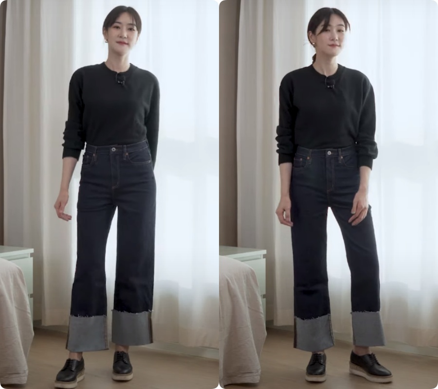 Cao 1m74 vẫn bị dìm 'tơi tả' bởi 4 kiểu quần jeans quen mặt, blogger người Hàn tiết lộ 1 dáng quần nịnh body mà cô ưng nhất - 11 Cao 1m74 vẫn bị dìm 'tơi tả' bởi 4 kiểu quần jeans quen mặt, blogger người Hàn tiết lộ 1 dáng quần nịnh body mà cô ưng nhất - 11
