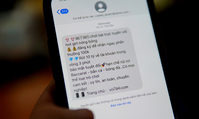 iMessage lại gửi tin nhắn quảng cáo game đánh bạc iMessage lại gửi tin nhắn quảng cáo game đánh bạc