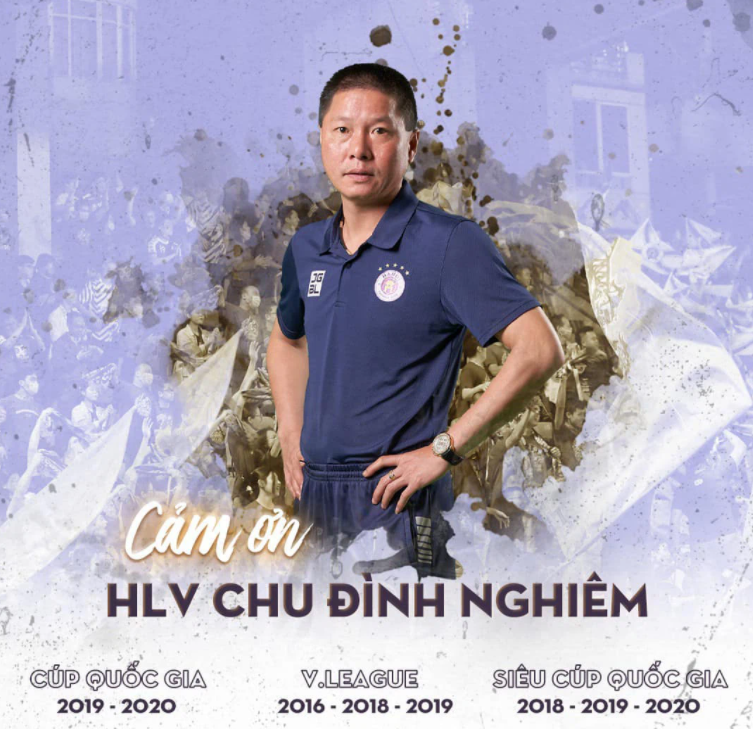 Hà Nội FC xác nhận chia tay Chu Đình Nghiêm, bỏ ngỏ cựu HLV tuyển VN ngồi ghế nóng Hà Nội FC xác nhận chia tay Chu Đình Nghiêm, bỏ ngỏ cựu HLV tuyển VN ngồi ghế nóng