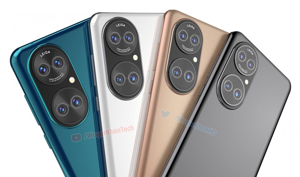 Huawei P50 lộ thiết kế với camera lạ mắt Huawei P50 lộ thiết kế với camera lạ mắt